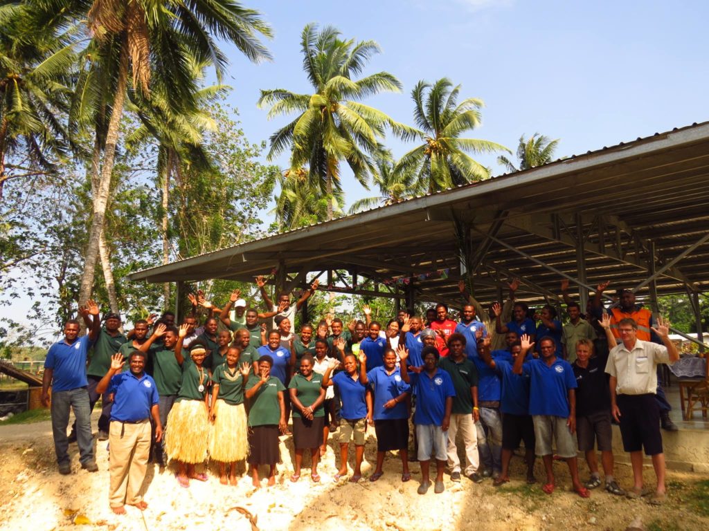 KPSI team in the Solomon Islands.