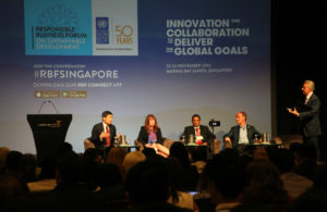 Haoliang Xu, UN Assistant Secretary-General and UNDP Director for Asia-Pacific speaking at the Responsible Business Forum (Photo: Setaita Tavanabola/UNDP)