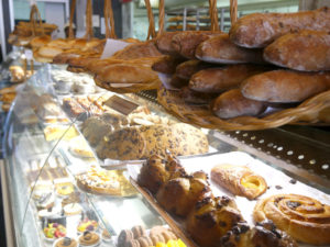 Fresh breads at Les Paradis Gourmand, Noumea, New Caledonia.