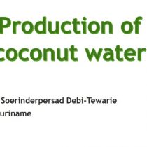 Processing of Green Coconut Water